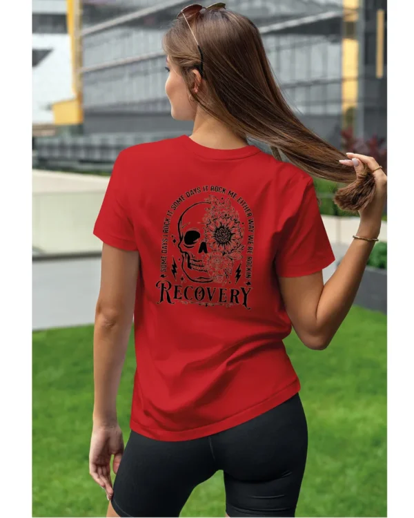 Koszulka Recovery <br>Rock'n'rollowy powrót - Unisex, dla niej, edycja Midnight