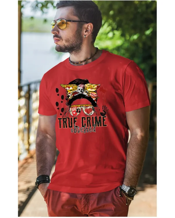 Koszulka True Crime <br>Mroczna fascynacja - Unisex, dla niego