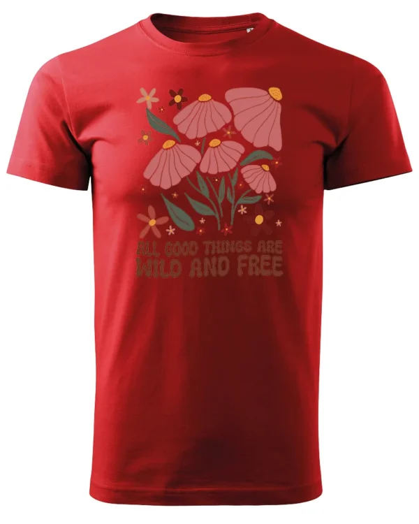 Koszulka Wild and Free <br>Piękno natury - Unisex, dla niej