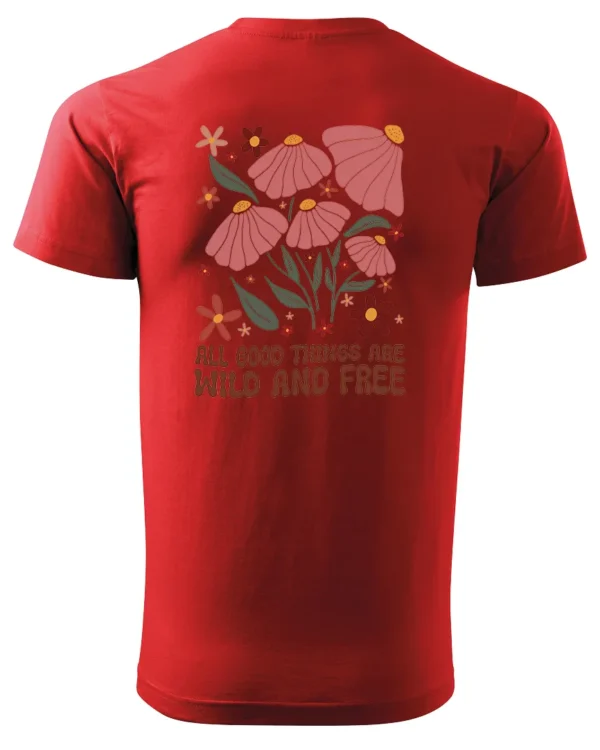 Koszulka Wild and Free <br>Piękno natury - Unisex, dla niej