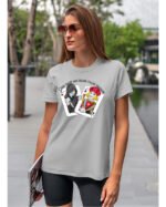 Koszulka unisex napis “God save me from false friends”, dla niej – wybierz kolor!