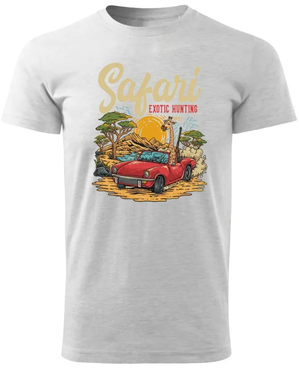 Koszulka unisex "Przygoda w safari", dla niej – wybierz kolor!