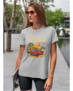 Koszulka unisex "Przygoda w safari", dla niej – wybierz kolor!