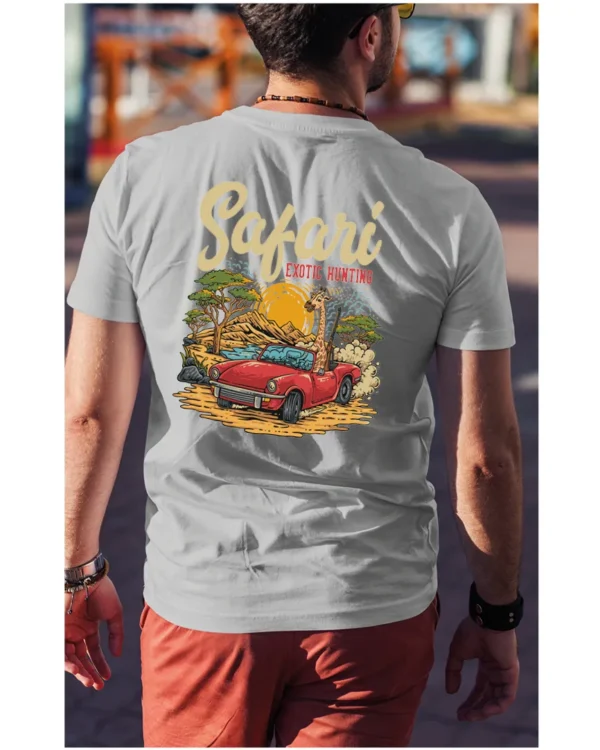 Koszulka unisex "Przygoda w safari", dla niego – wybierz kolor!