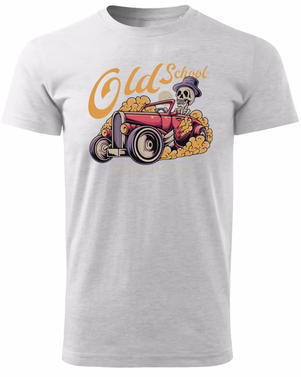 Koszulka unisex vintage samochód "Hot rod", dla niej – wybierz kolor!