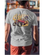 Koszulka unisex vintage samochód "Hot rod", dla niego – wybierz kolor!