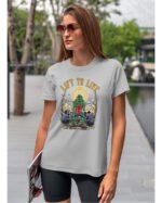 Koszulka unisex "Fitness z zombie, trenuj by przeżyć", dla niej – wybierz kolor!