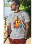 Koszulka unisex "Odlotowa gitara – brzmienie, które unosi", dla niego – wybierz kolor!