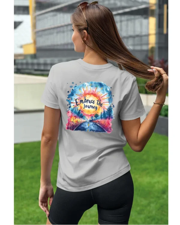 Koszulka Ciesz się podróżą - Unisex