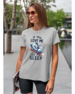 Koszulka Śpiąca koala, "Let me sleep" - Unisex