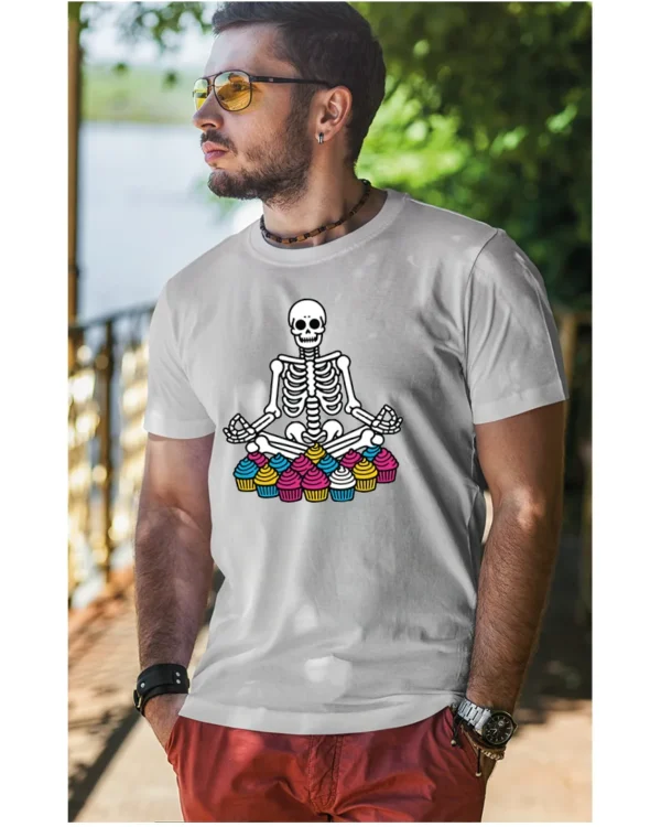 Koszulka Szkielet medytujący UNISEX
