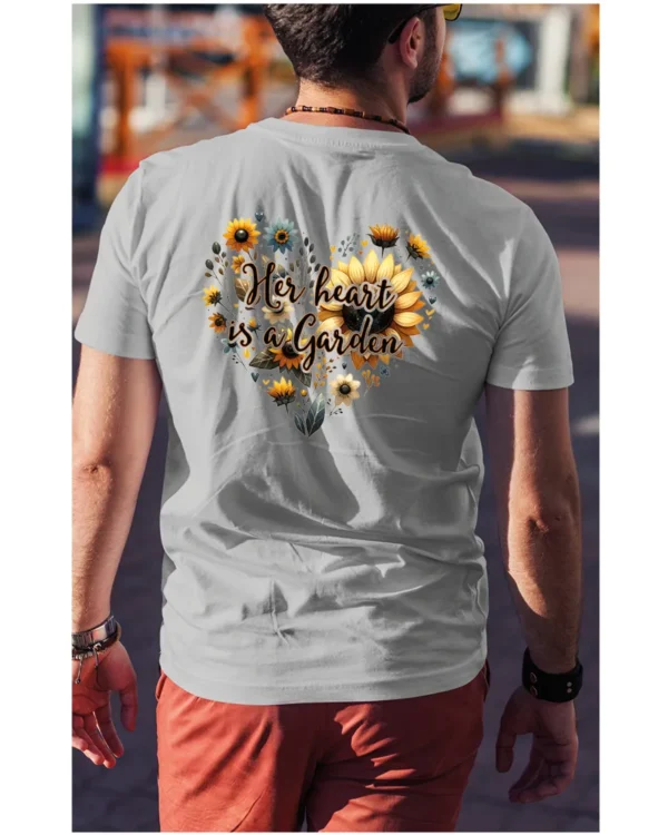 Koszulka Her heart is a garden UNISEX