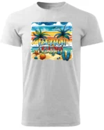 Koszulka Plażowy luz <br>idealna na letnie dni - Unisex, dla niego
