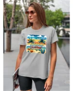 Koszulka Plażowy luz <br>idealna na letnie dni - Unisex, dla niej