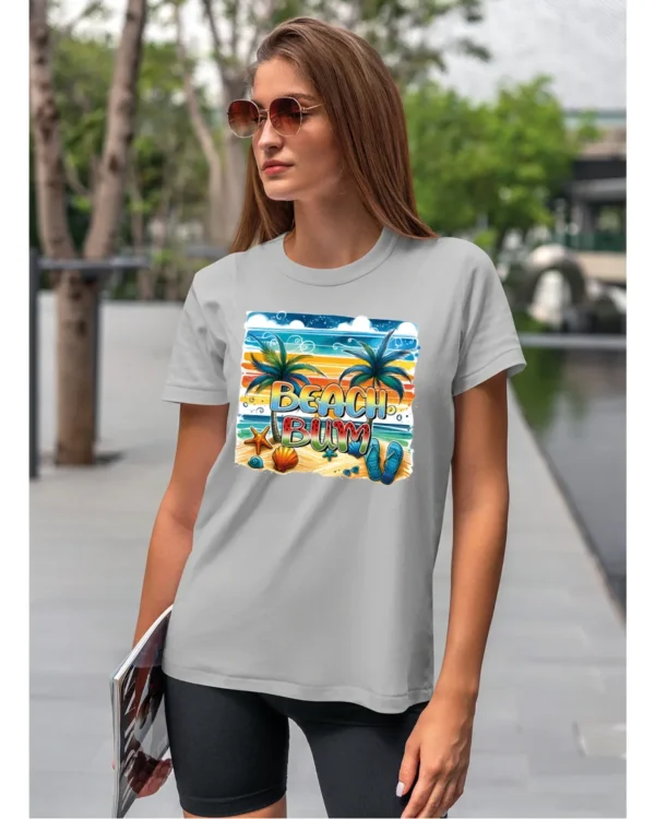 Koszulka Plażowy luz <br>idealna na letnie dni - Unisex, dla niej