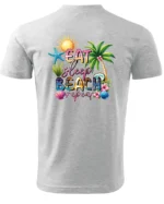 Koszulka Plażowy styl życia <br>jedz, śpij, plażuj, powtarzaj - Unisex, dla niego