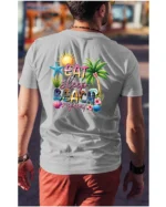 Koszulka Plażowy styl życia <br>jedz, śpij, plażuj, powtarzaj - Unisex, dla niego
