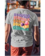 Koszulka Lato pełne smaku <br>delektuj się słodkimi chwilami - Unisex, dla niego