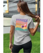 Koszulka Lato pełne smaku <br>delektuj się słodkimi chwilami - Unisex, dla niej