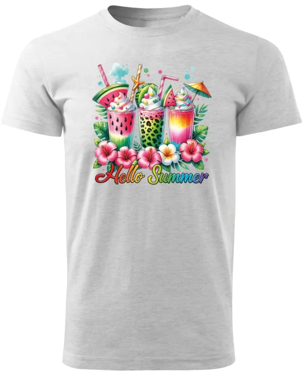 Koszulka Witaj Lato! <br>ciesz się owocowymi smakami - Unisex, dla niego