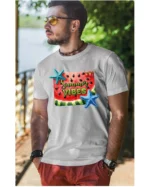 Koszulka Letnie wibracje <br>poczuj radość lata - Unisex, dla niego