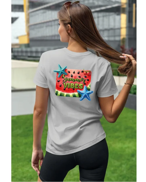 Koszulka Letnie wibracje <br>poczuj radość lata - Unisex, dla niej