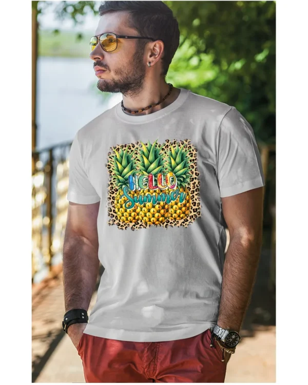 Koszulka Owocowe Lato <br>poczuj tropikalne wibracje - Unisex, dla niego