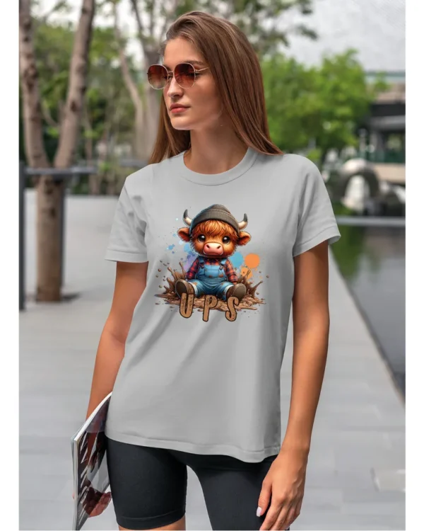 Koszulka Mówiłem, że to nie ja! <br>urocza krówka w akcji - Unisex, dla niej