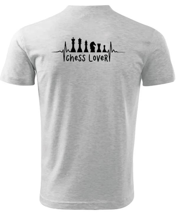 Koszulka Miłośnik szachów <br>bądź królem planszy - Unisex, dla niego