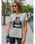 Koszulka Wolność bez ograniczeń, „Go Topless!” – Unisex