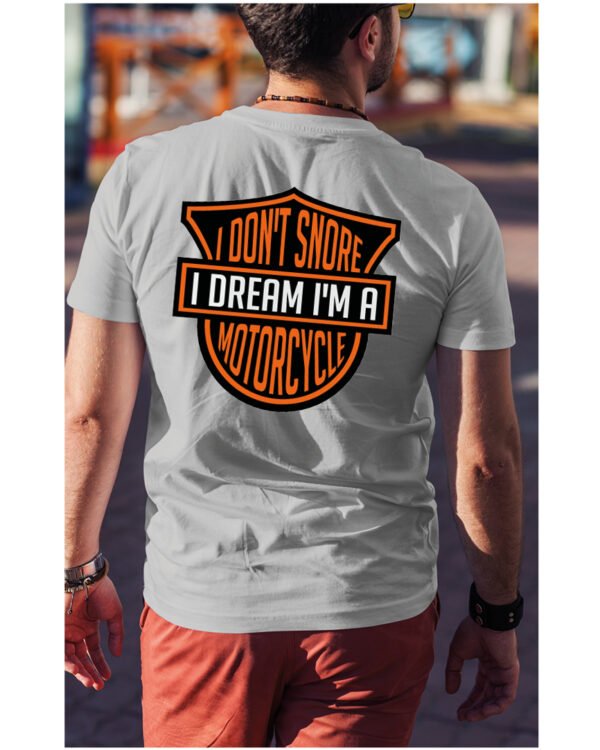 Koszulka I dont snore, I dream I’m a motorcycle – edycja Midnight, Unisex
