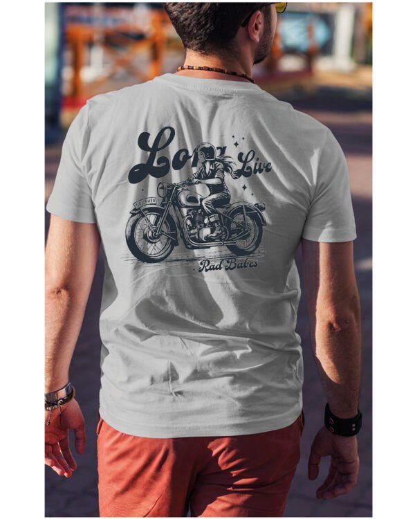 Koszulka Jazda, wolność, niezależność, „Long Live Rad Babes” – edycja Midnight, Unisex