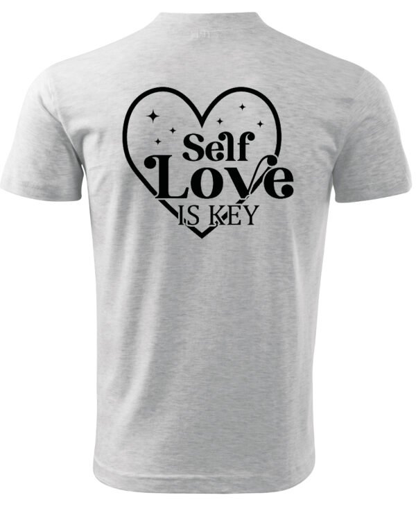 Koszulka Self love is key, miłość do siebie to podstawa – Unisex
