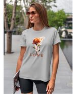 Koszulka Burn in Love <br>Romantyczny płomień - Unisex, dla niej
