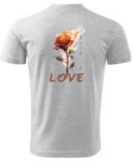 Koszulka Burn in Love <br>Romantyczny płomień - Unisex, dla niego