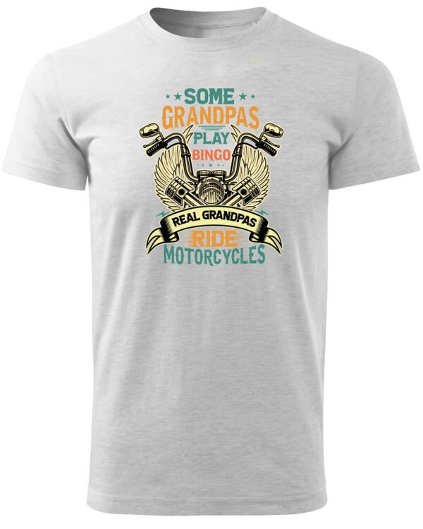 Koszulka Grandpas Who Ride <br>Dziadkowie na pełnym gazie - Unisex, dla niego