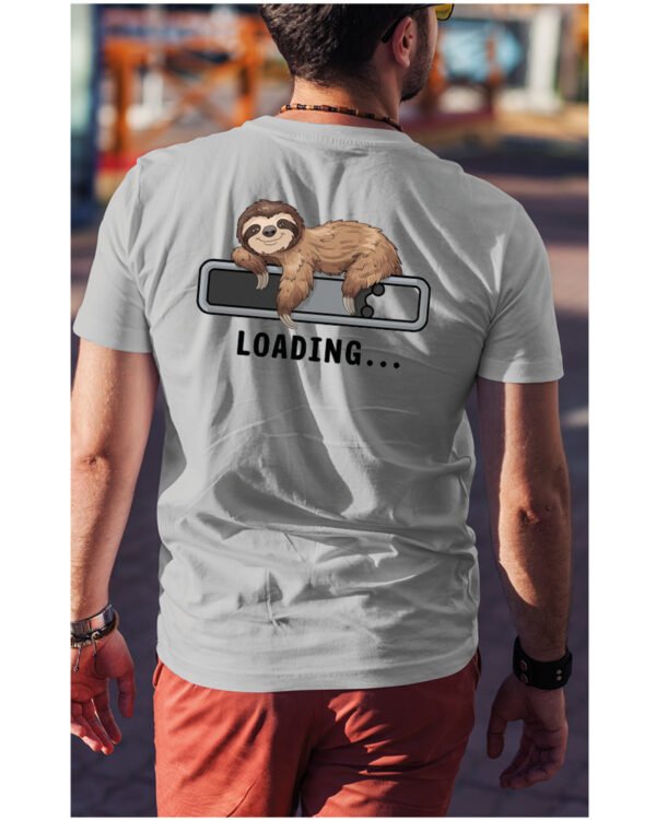 Koszulka Loading Leniwiec <br>Ładowanie energii - Unisex, dla niego