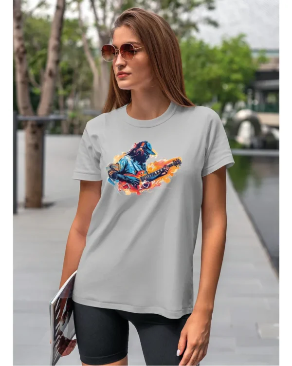 Koszulka Kocham muzykę <br>Pasja do dźwięków - Unisex, dla niej