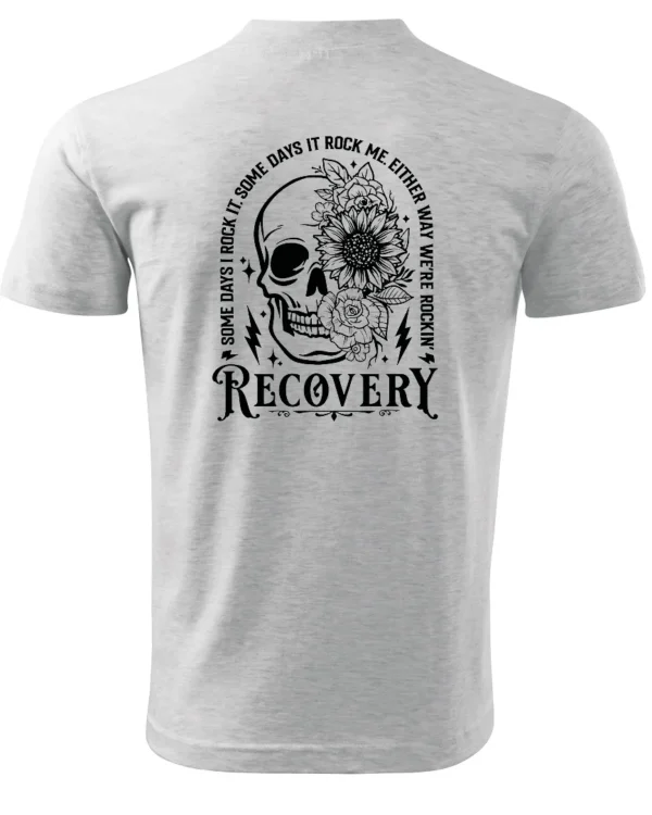 Koszulka Recovery <br>Rock'n'rollowy powrót - Unisex, dla niej, edycja Midnight