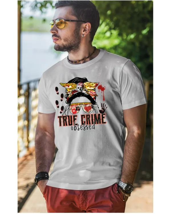 Koszulka True Crime <br>Mroczna fascynacja - Unisex, dla niego