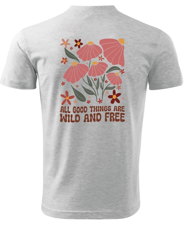 Koszulka Wild and Free <br>Piękno natury - Unisex, dla niej