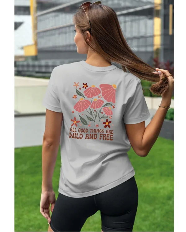 Koszulka Wild and Free <br>Piękno natury - Unisex, dla niej