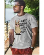 Koszulka I Hate Mornings <br>And people - Unisex, dla niego