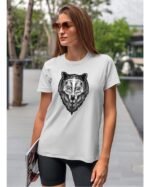 Koszulka unisex "Wilk", dla niej – wybierz kolor!