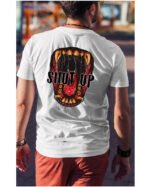 Koszulka unisex napis “Shut up”, dla niego – wybierz kolor!