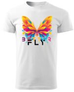 Koszulka unisex motyl “Better fly”, dla niej – wybierz kolor!