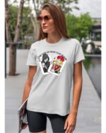 Koszulka unisex napis “God save me from false friends”, dla niej – wybierz kolor!