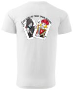 Koszulka unisex napis “God save me from false friends”, dla niej – wybierz kolor!