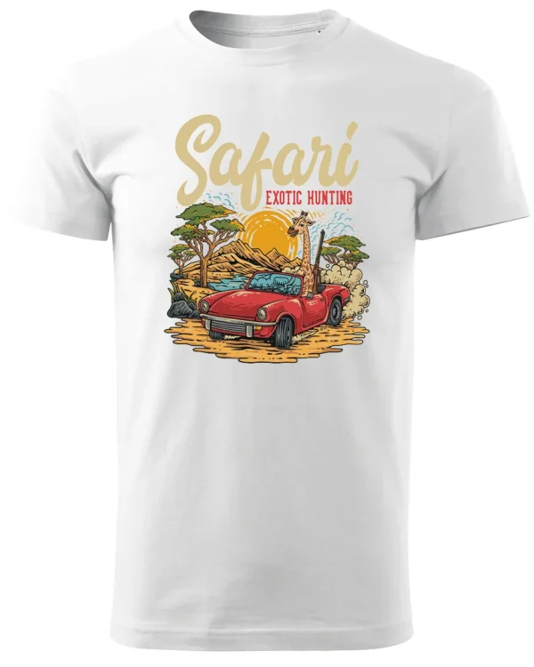 Koszulka unisex "Przygoda w safari", dla niej – wybierz kolor!