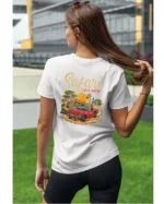 Koszulka unisex "Przygoda w safari", dla niej – wybierz kolor!
